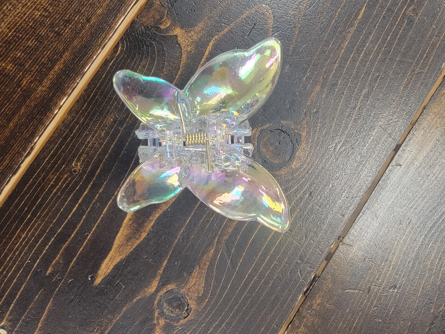 Iridescent Butterfly Hair Clip - Shop All Around Divas