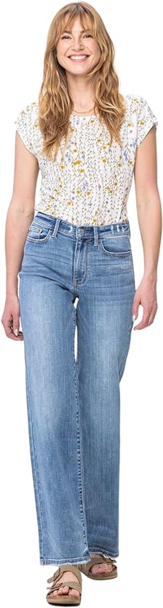 Vintage Wash Mid Rise Judy Blues - Marlin Jeans