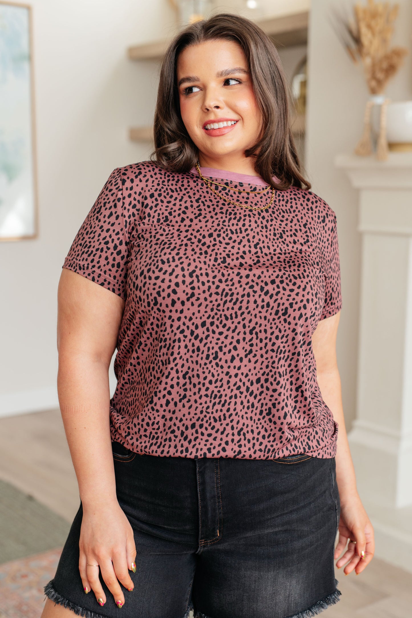 Cheetah Girl Short Sleeve Top - Shop All Around Divas