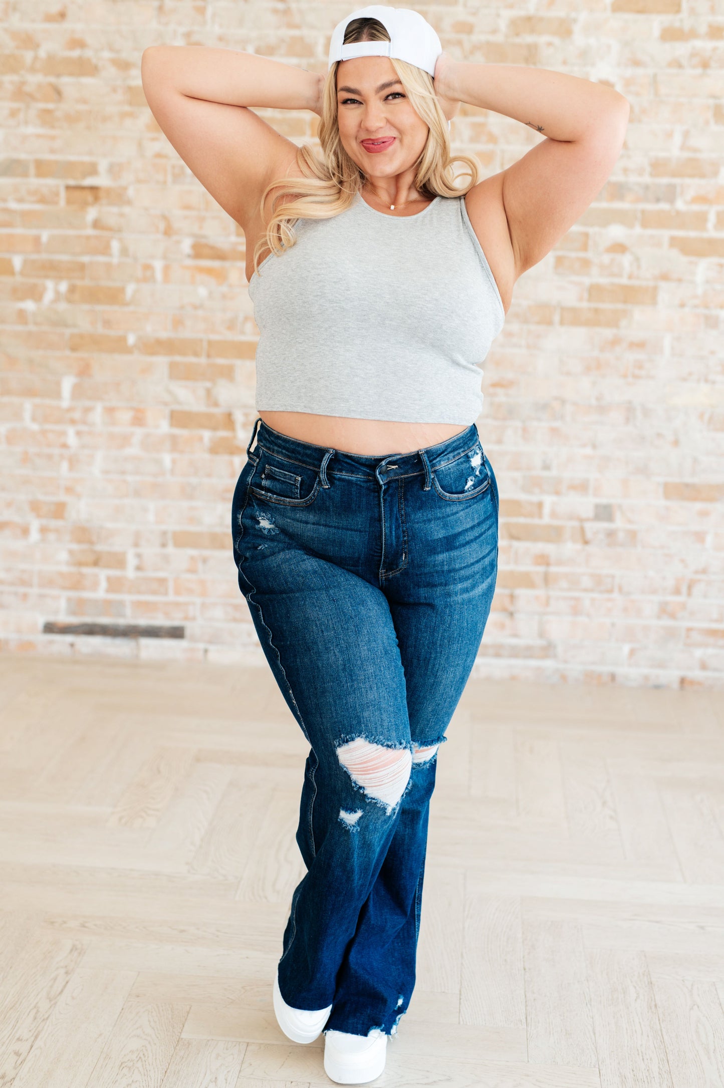 Basic Babe Ball Cap in White - Shop All Around Divas