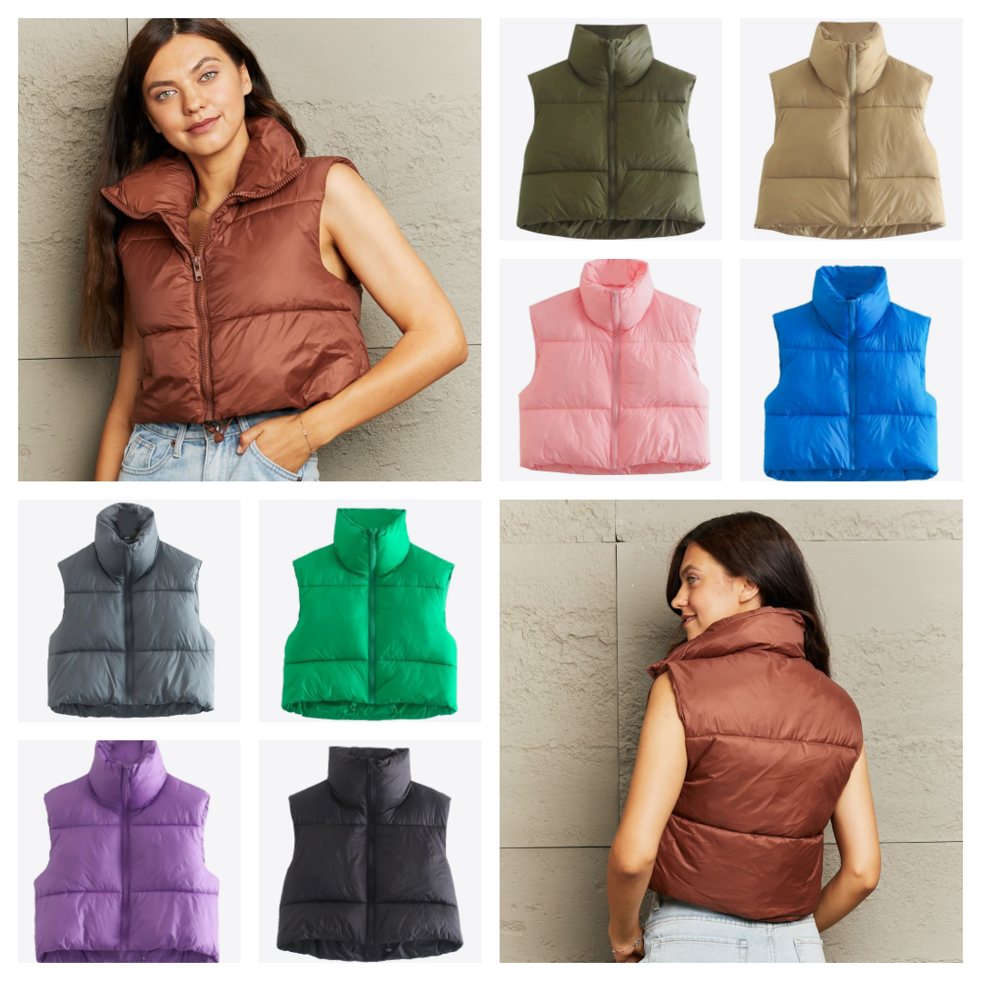 QUILTED DRAWSTRING PUFFER JACKET by Dex – Vivacious Clothing and Day Spa