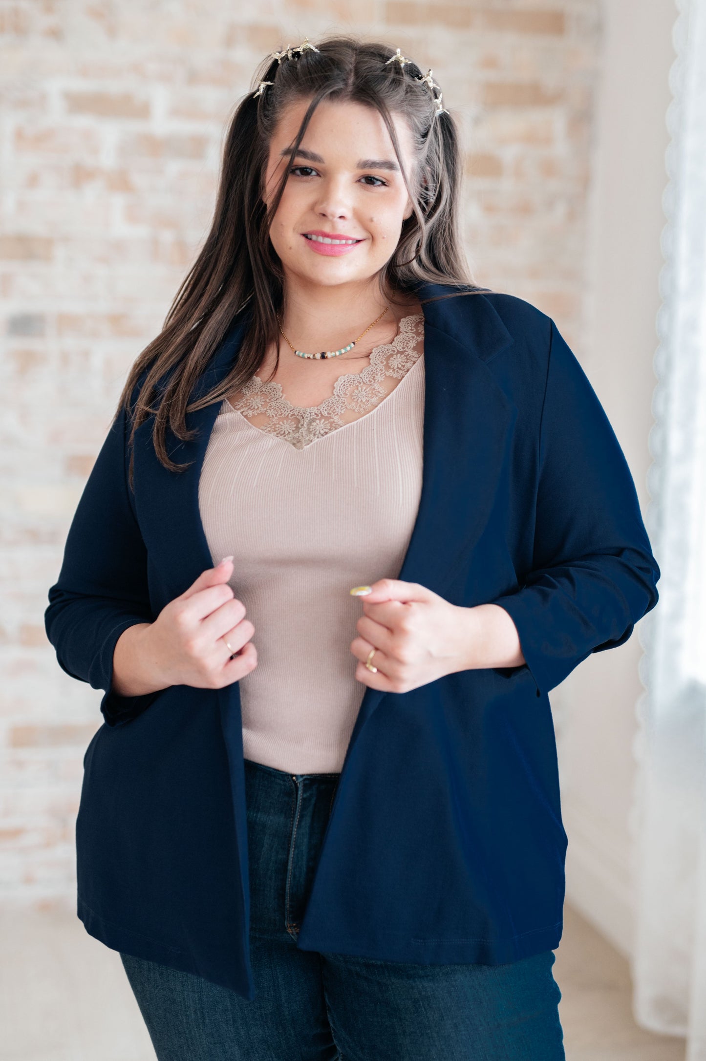 I Can Love You Better Lace Tank in Taupe - Shop All Around Divas