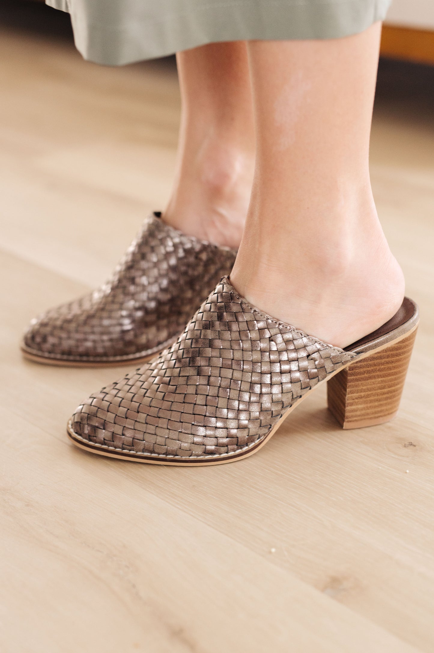 Walk With Me Woven Mules - Shop All Around Divas