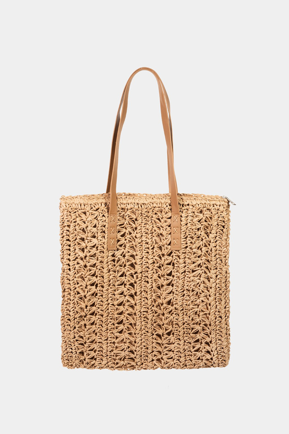 Fame Straw Braided Tote Bag - 2 Colors - Shop All Around Divas
