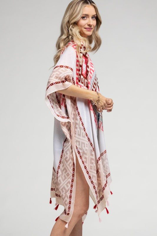 Pretty in Pink Kimono - Shop All Around Divas