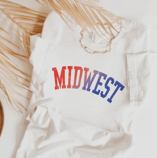 Ombre Midwest Tee Oat Collection