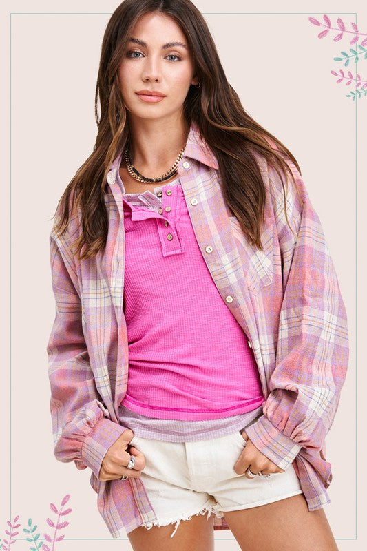 Jordyn Flannel La Miel