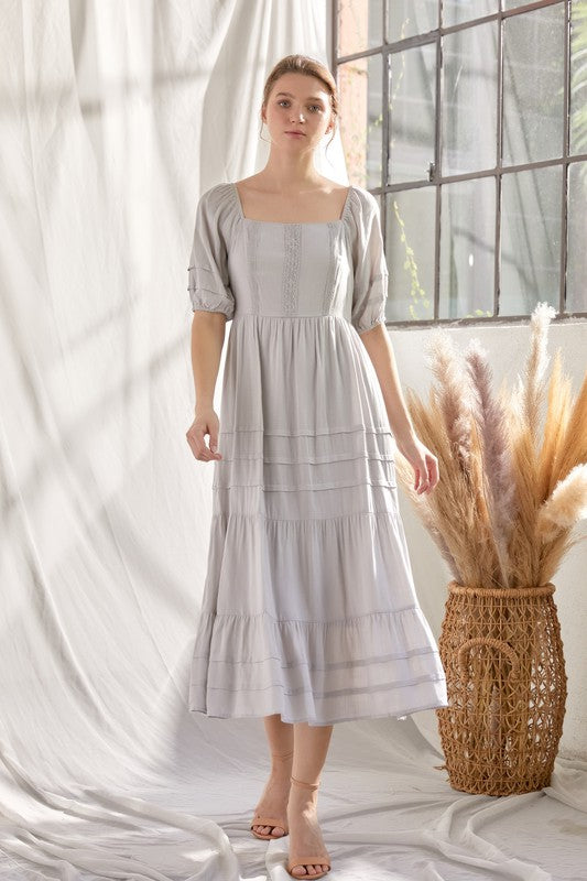 Milk Maid Dress Polygram + Bae Vely