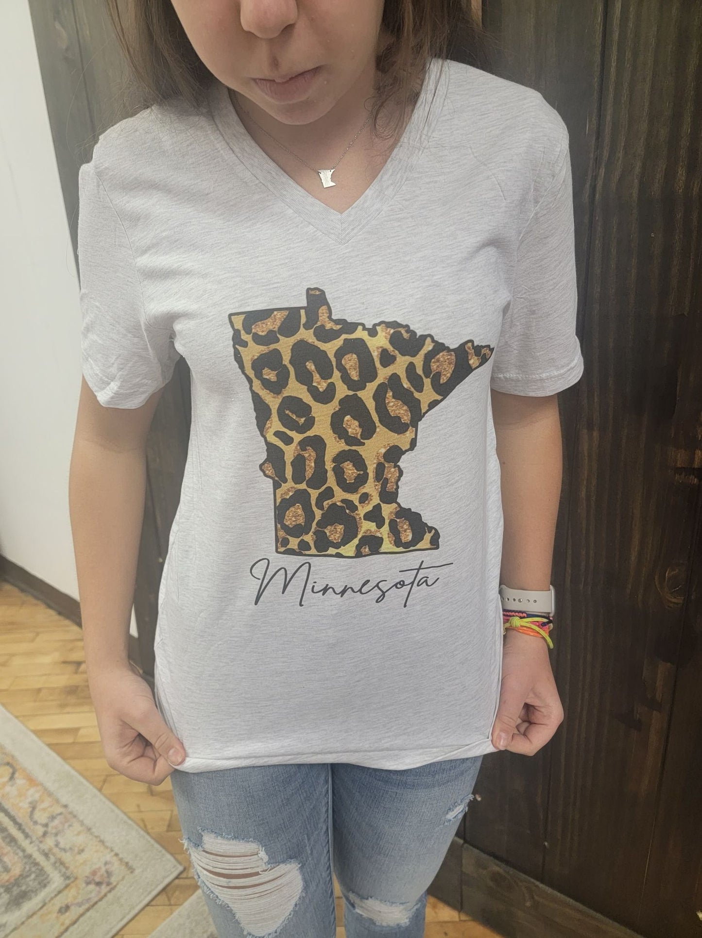 MN Leopard State Tee swag tees