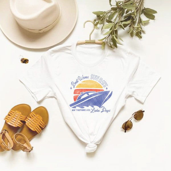 Boat Waves Tee Oat Collection