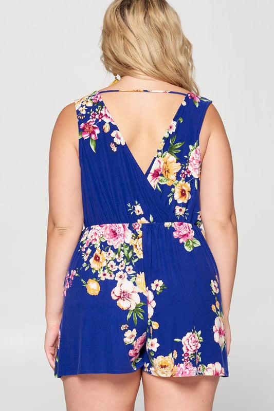 Fuchsia Romper Emerald