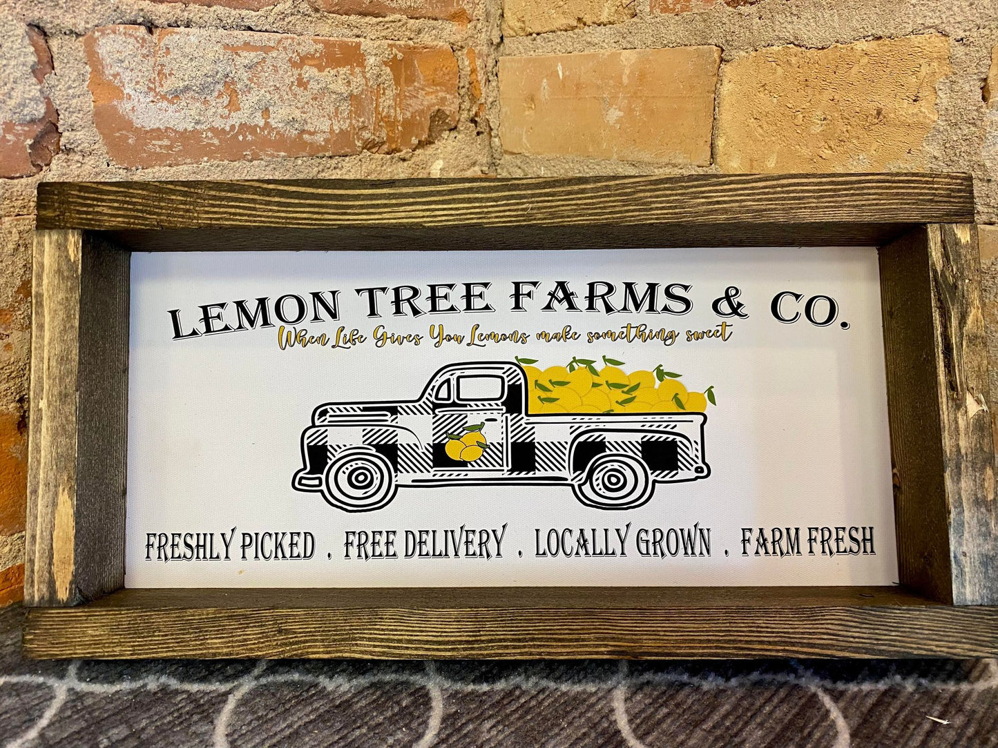 Lemon Tree Farms Sign Shop All Around Divas