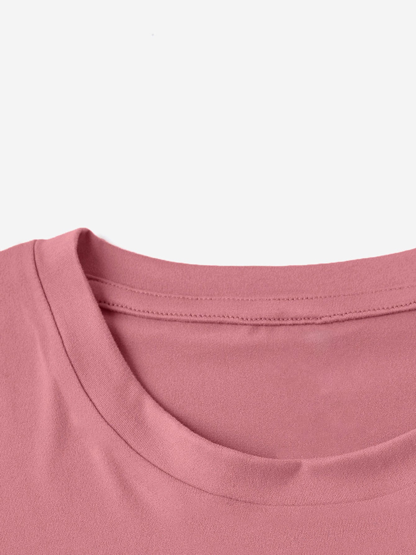 Rabbit Round Neck Short Sleeve T-Shirt  - 4 colors