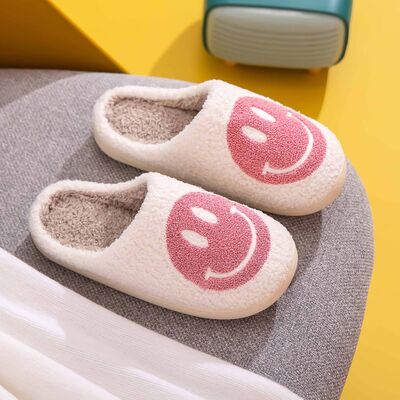 Melody Smiley Face Slippers - Shop All Around Divas