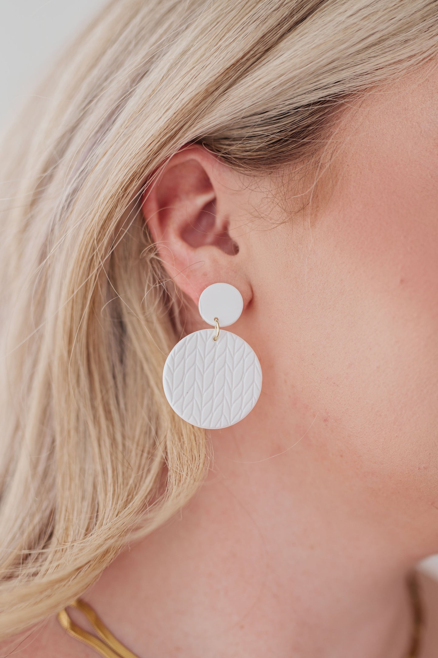 Falling Petals Earrings in Cream - Shop All Around Divas