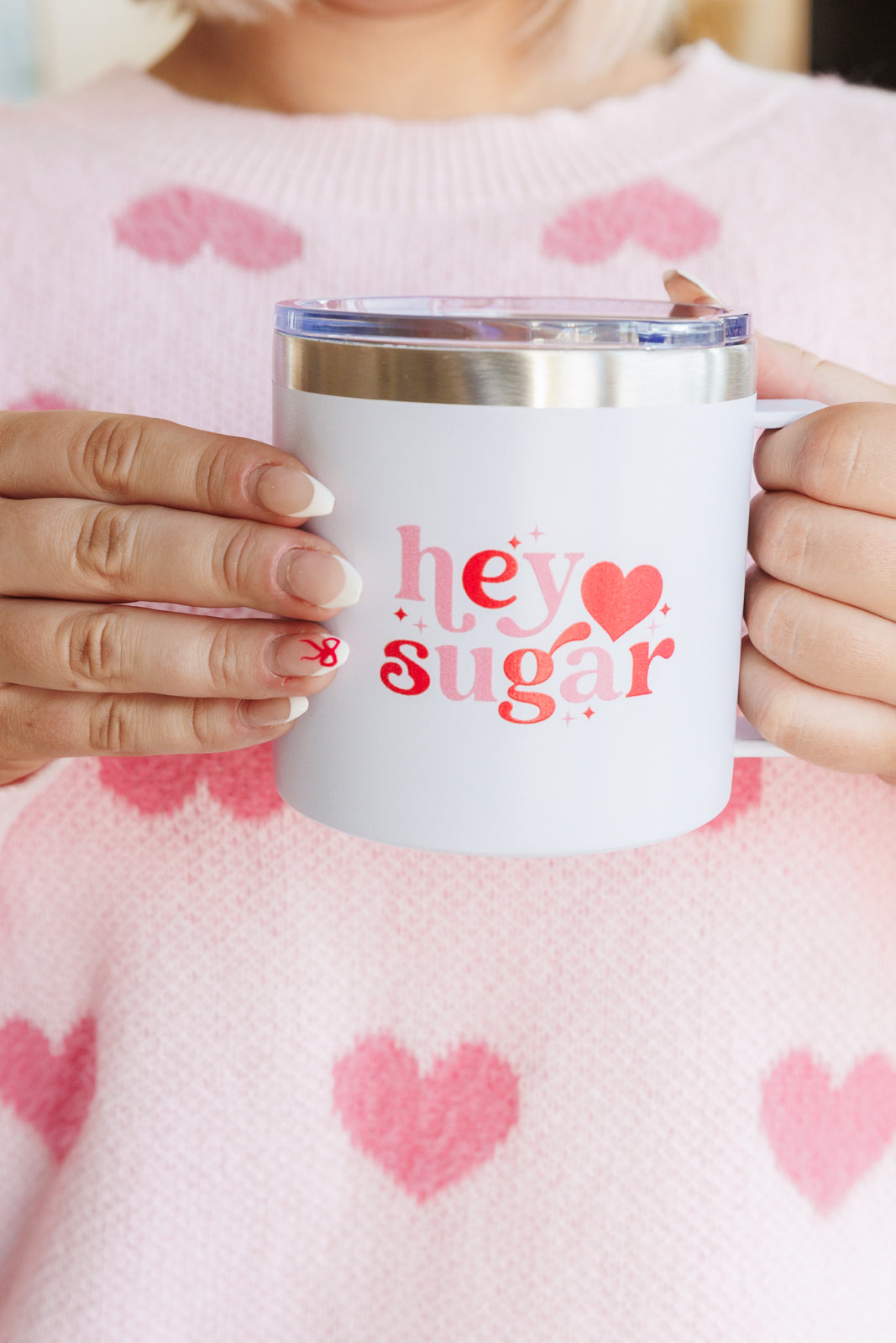 Hey Sugar 14 Oz Double Walled Travel Mug - Shop All Around Divas