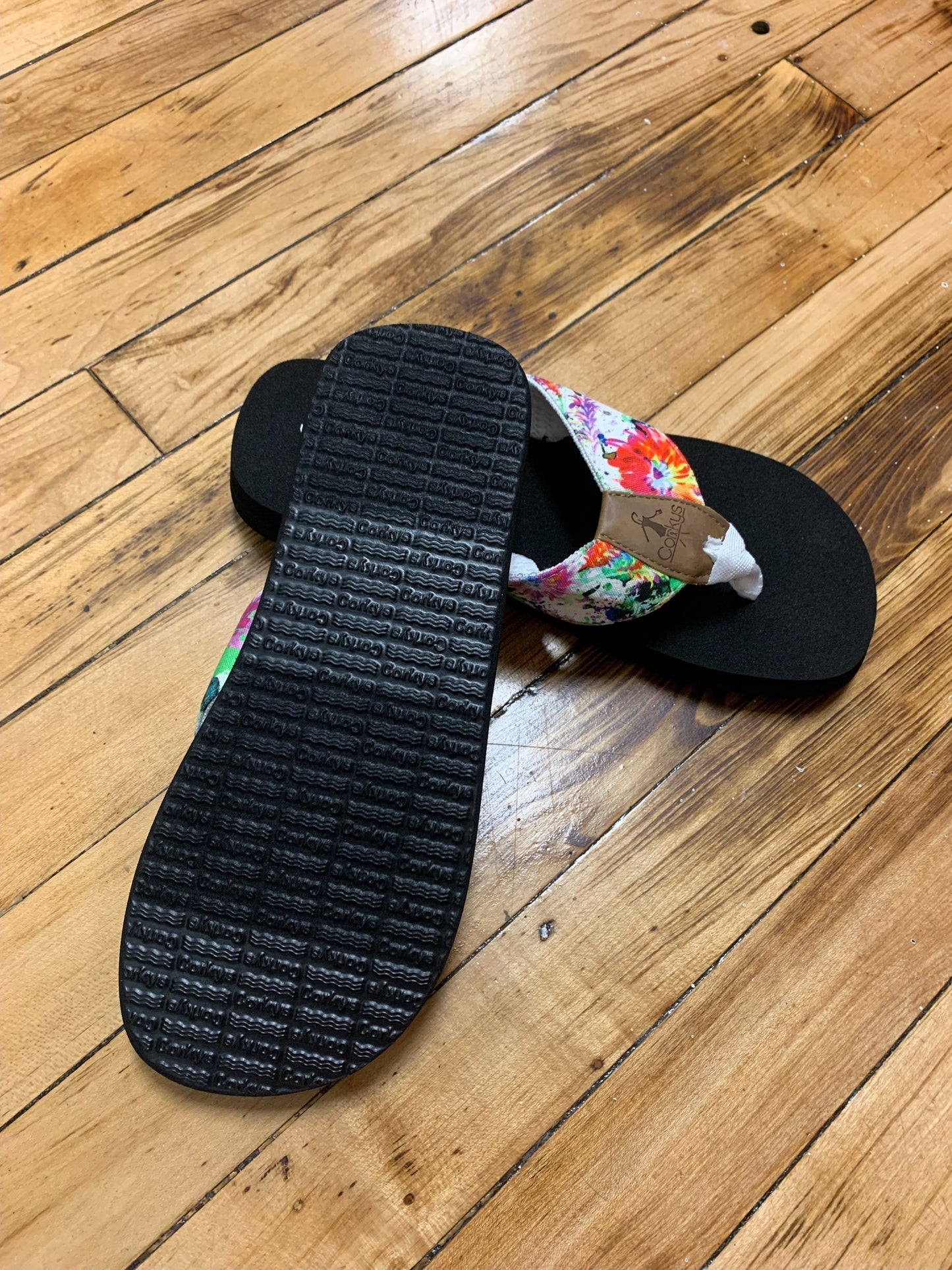 Aquaholic Sandal - Floral Corkys