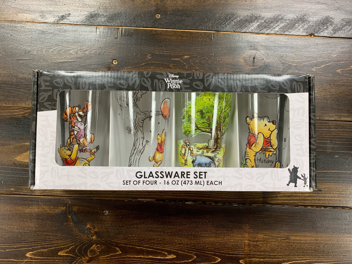 16 oz Glasses Set - WP Silver Buffalo