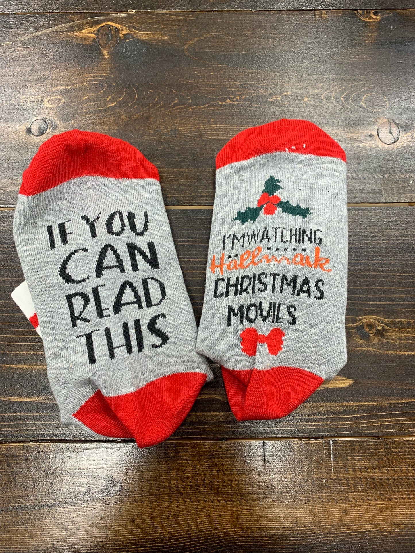 Watching Hallmark Socks