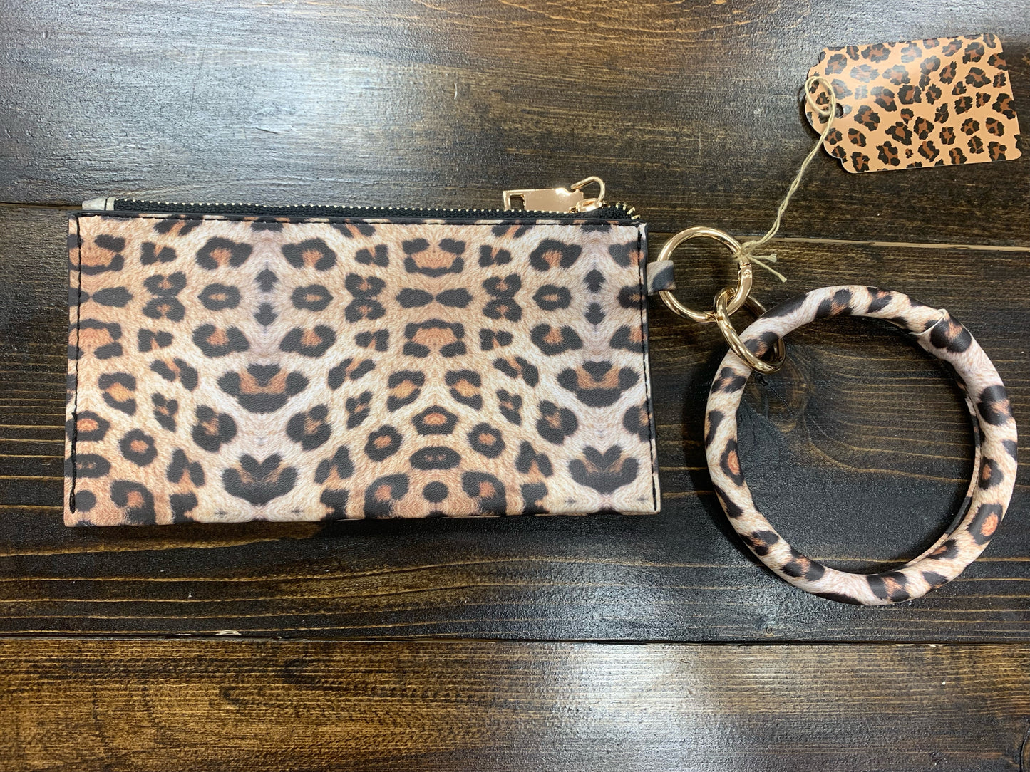 Leopard Wristlet Shop All Around Divas
