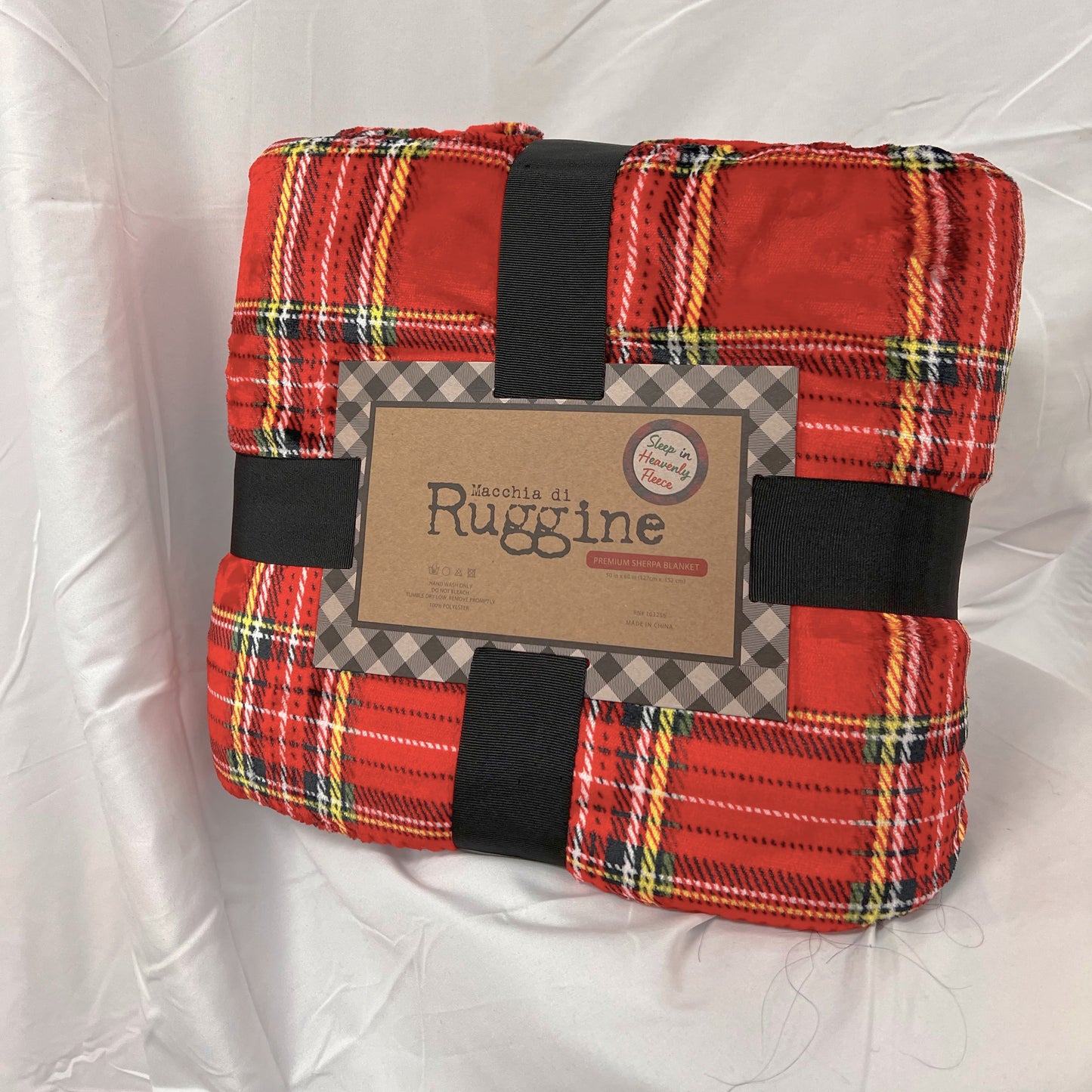 Soft Embrace Sherpa Blanket - Festive Red - Shop All Around Divas