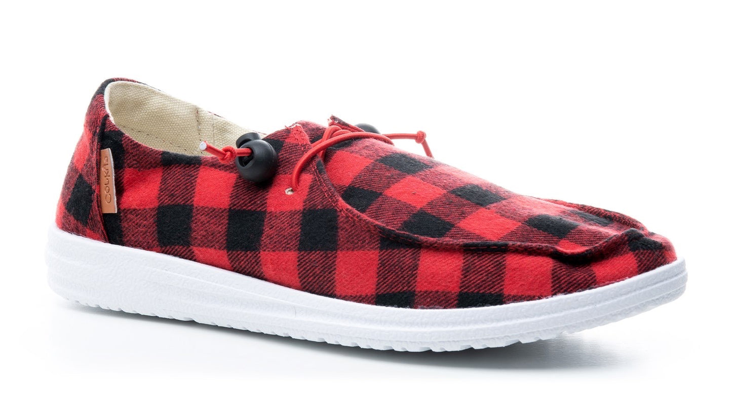 Plaid Kayak - Red
