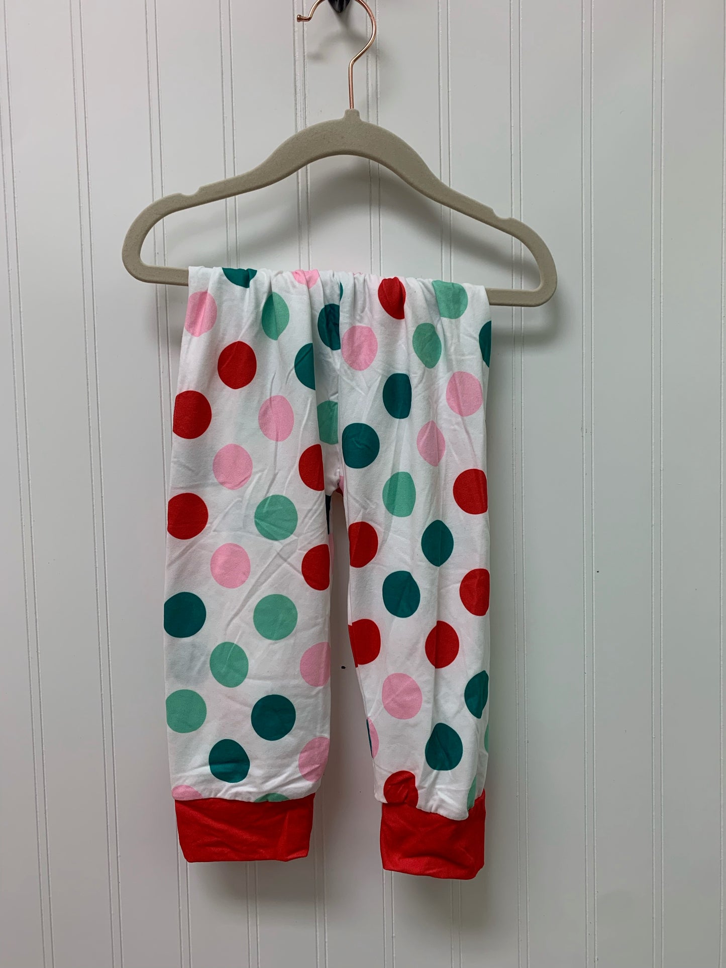 Kid's Santa Polka Dots Pjs