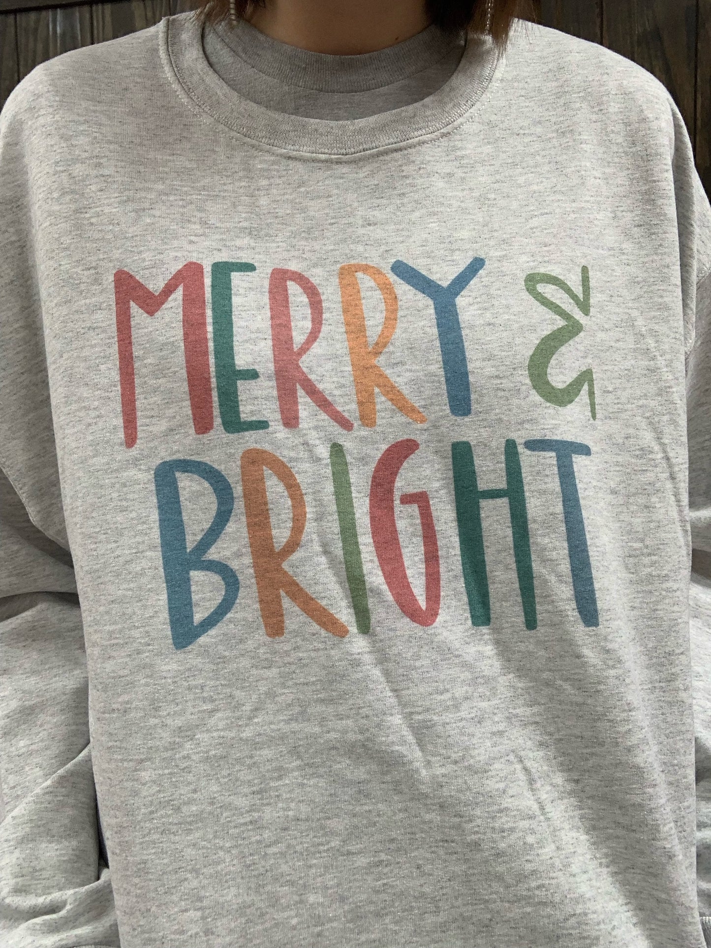 Merry & Bright Crew Neck