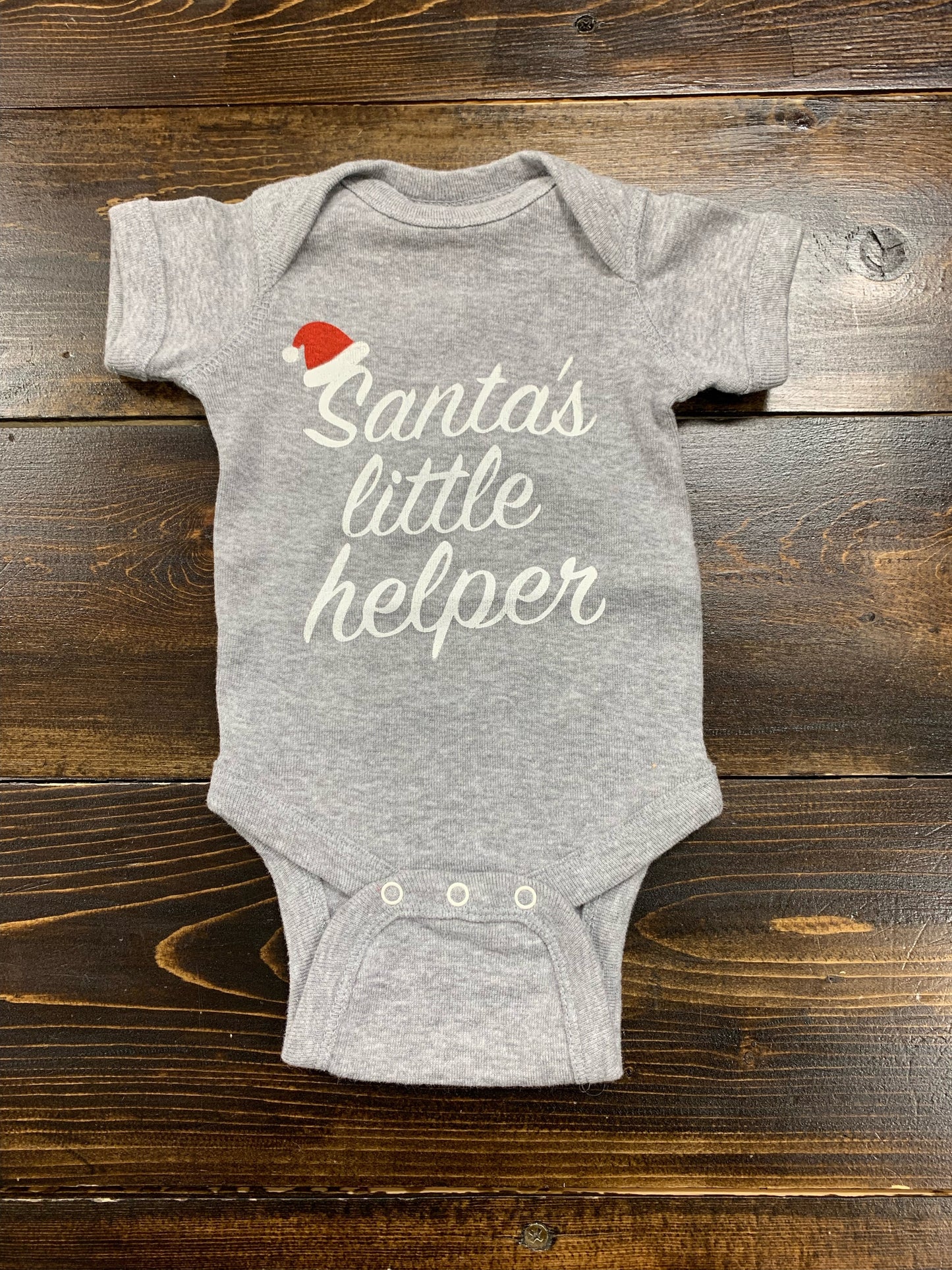 Santa's Little Helper onsie