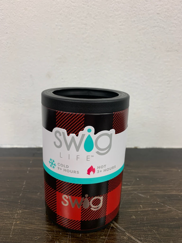 Swig Buffalo Plaid Water Bottle