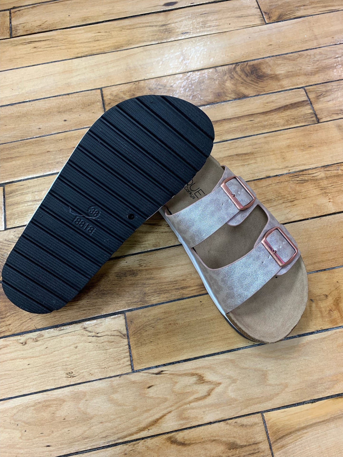 Beach Babe Sandals - Tan Corkys