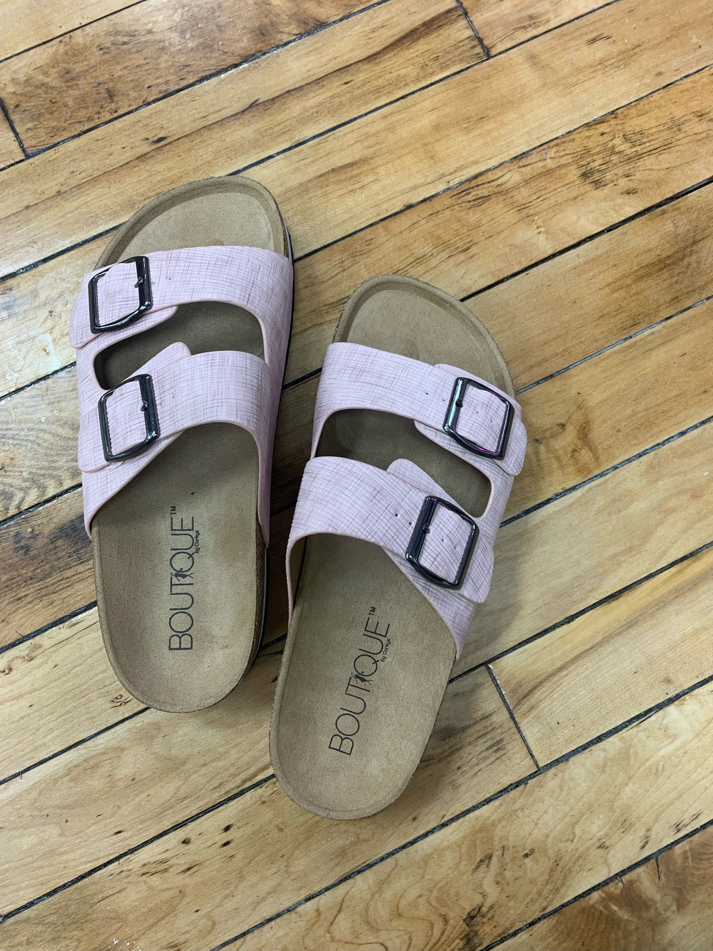 Beach Babe Sandals - Blush Corkys