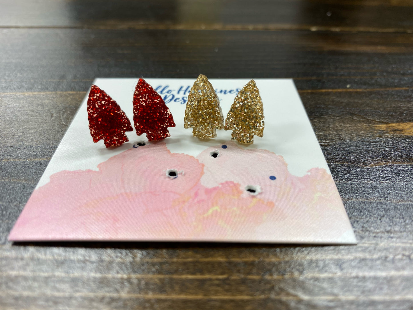 Arrowhead Stud Earrings hello happiness wholesale