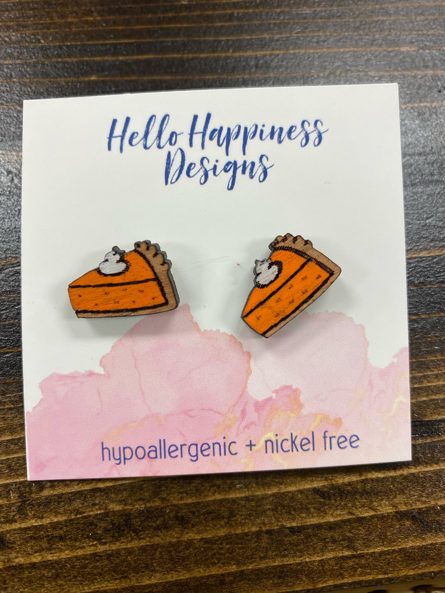 Pumpkin Pie Stud Hello Happiness Wholesale