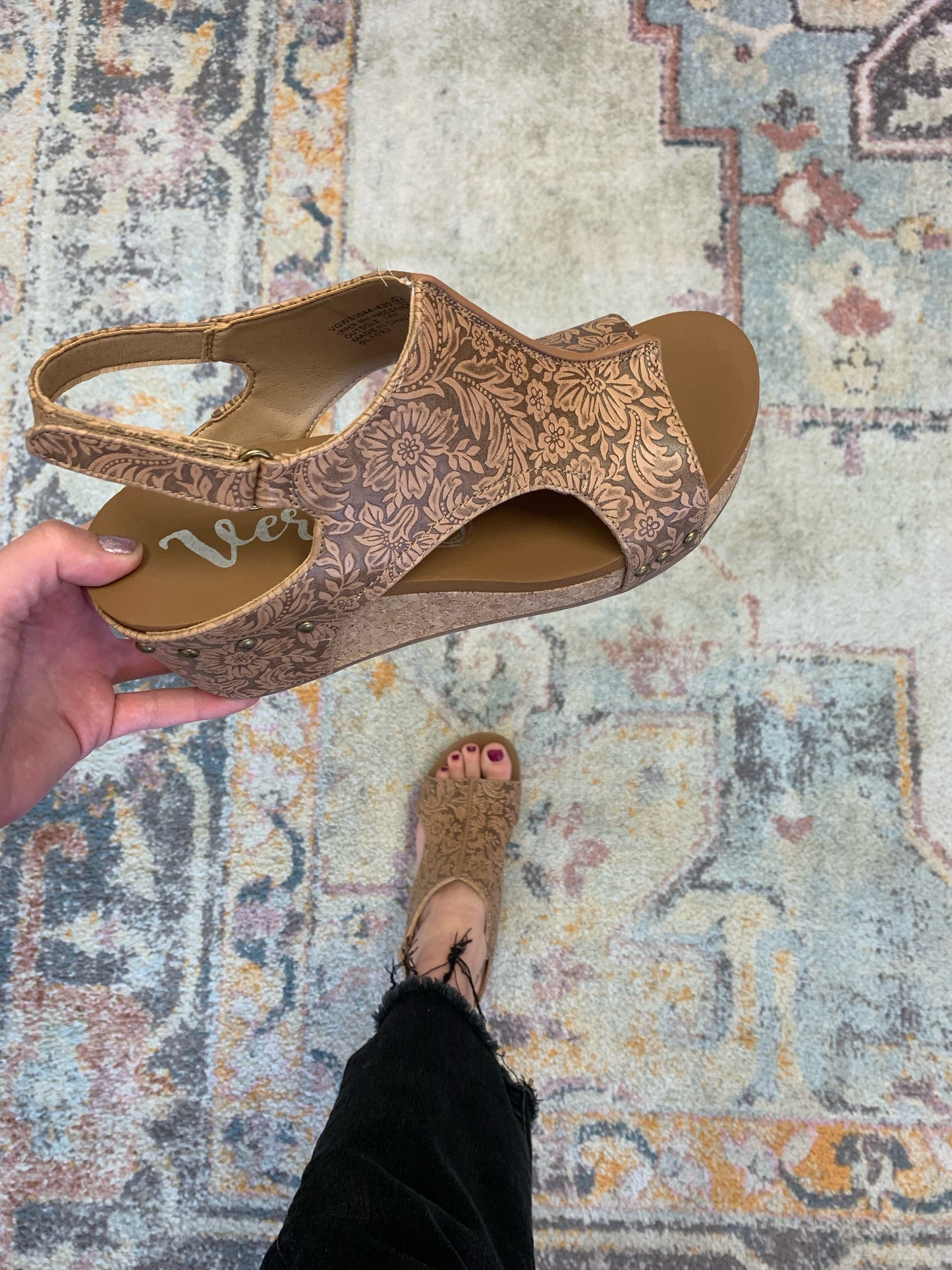 Liberty Wedge - Nued Tooled - Shop All Around Divas