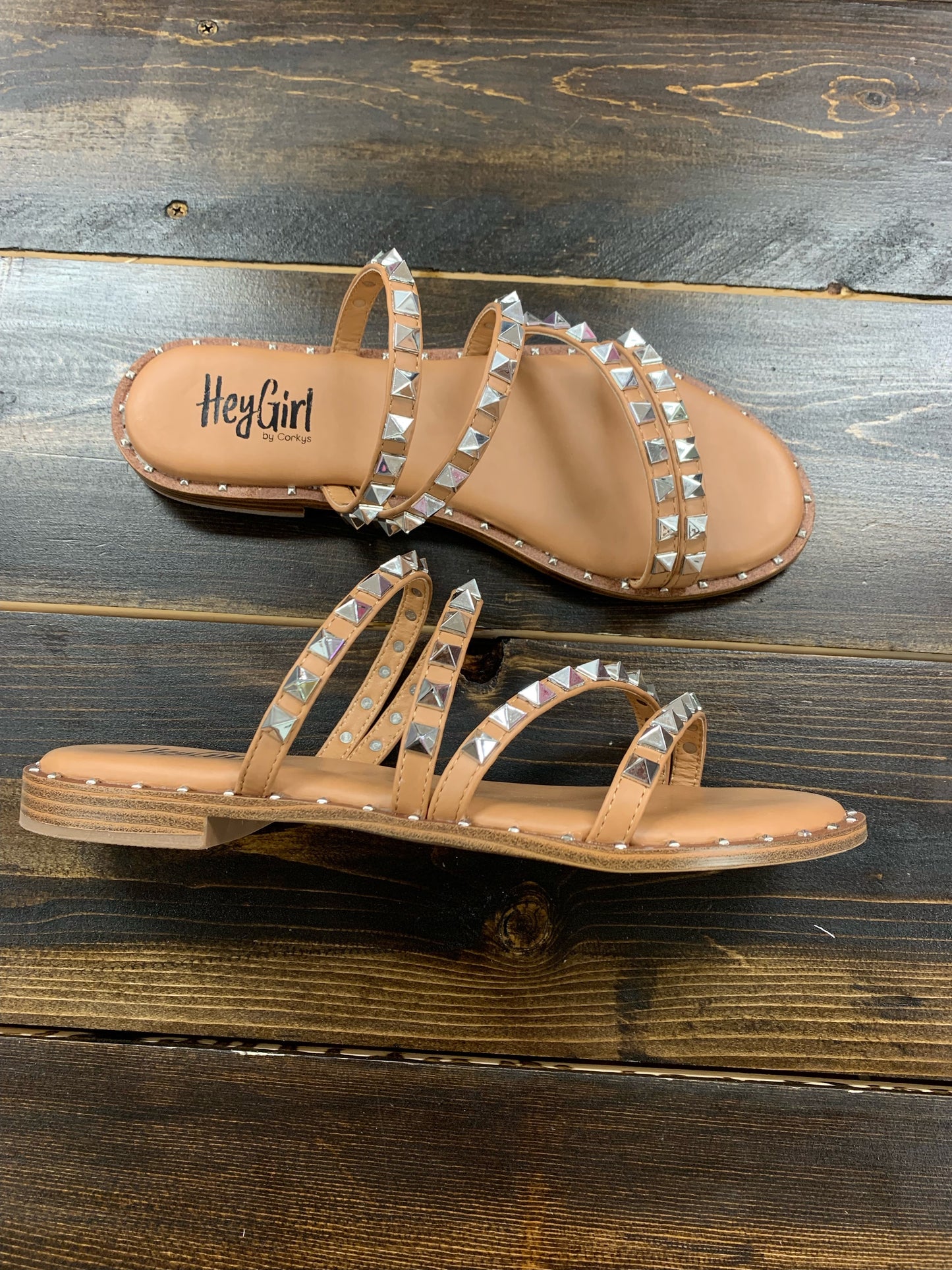 Beach Please Sandal - Nude Corkys