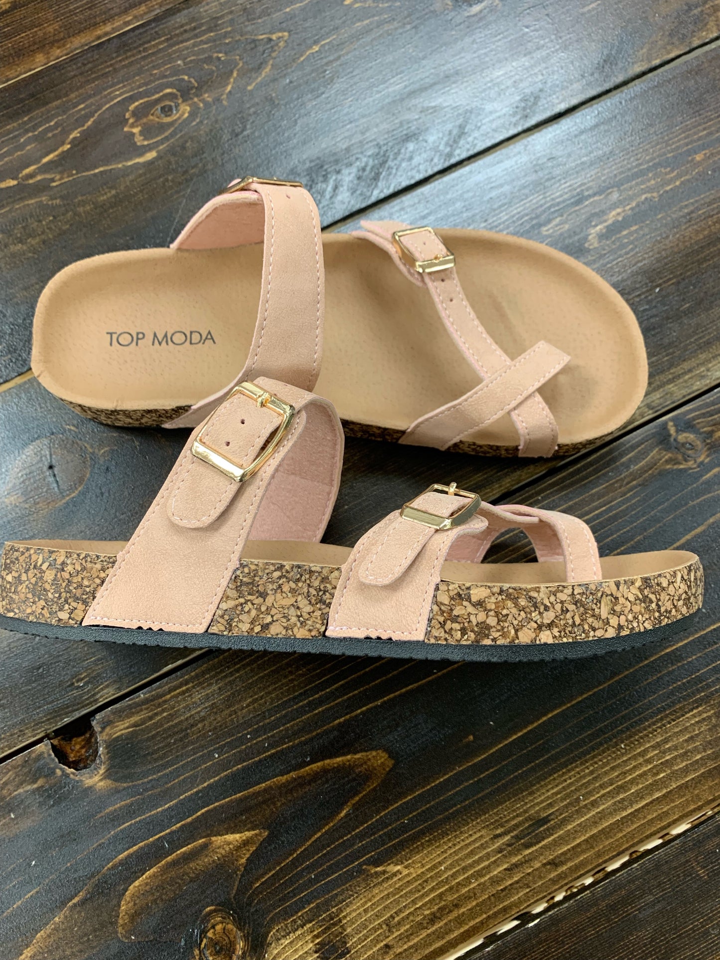 Amara Sandal - Blush Top Moda