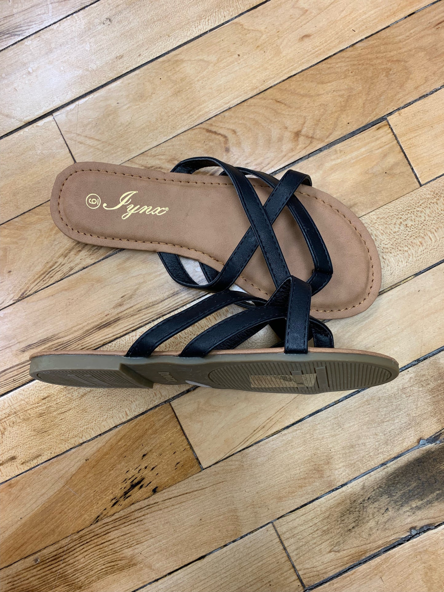 Apple Sandal - Black Lynx