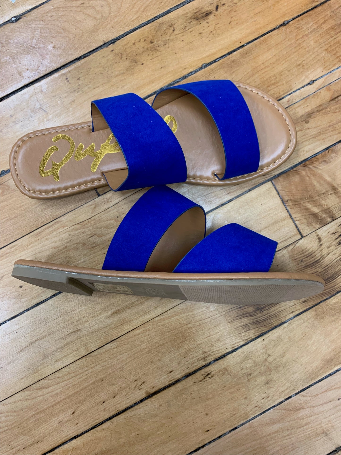 Athena Sandal - Blue Qupid
