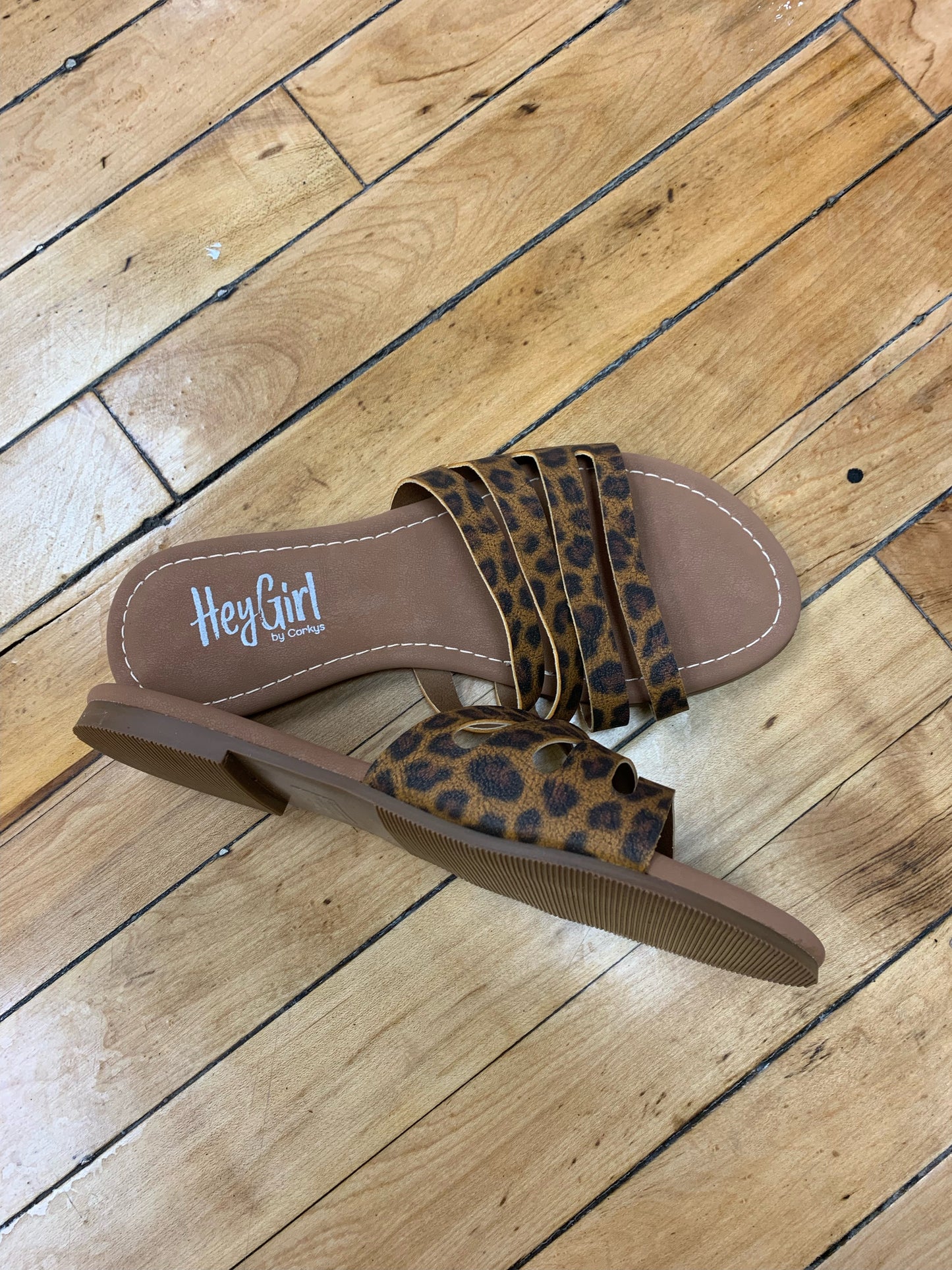 Bikini Sandals - Leopard Corkys