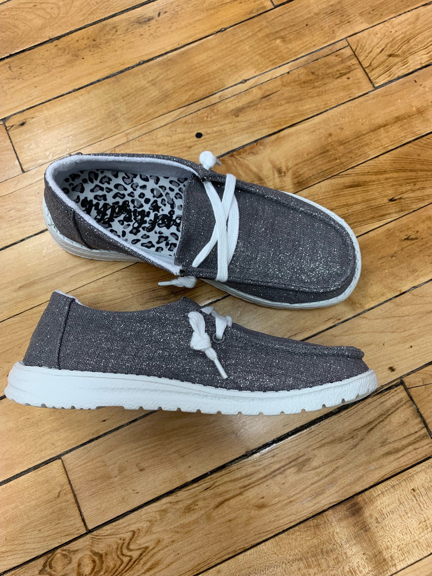 Holly Shine Shoe - Charcoal Gypsy Jazz