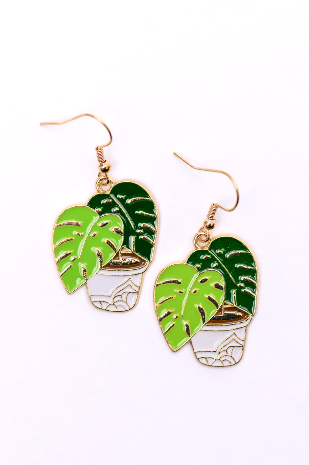 Plant Lover Potted Plant Earrings - Shop All Around Divas