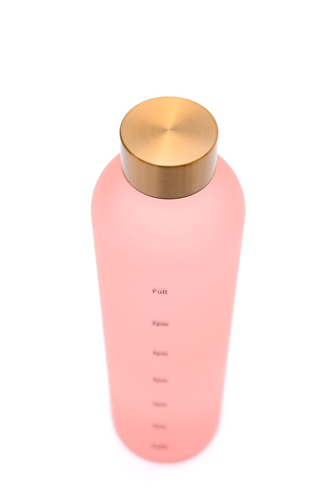 Sippin' Pretty 32 oz Translucent Water Bottle in Pink & Gold - Shop All Around Divas