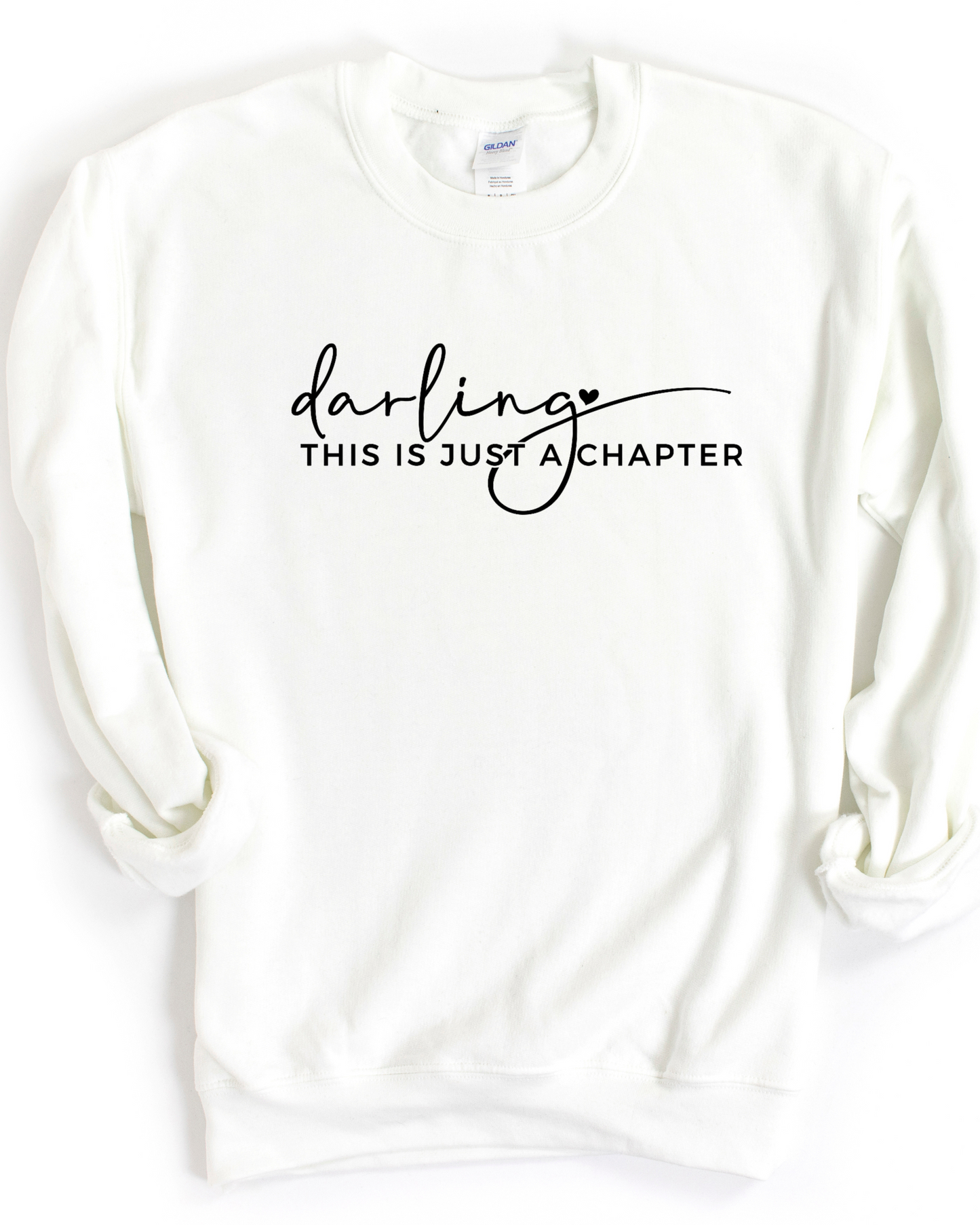 DARLING THIS IS A CHAPTER POSITIVE VIBES SWEATSHIRT - Shop All Around Divas