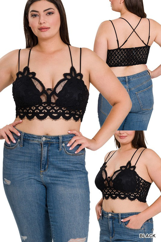Piper Bralette - Black - Shop All Around Divas