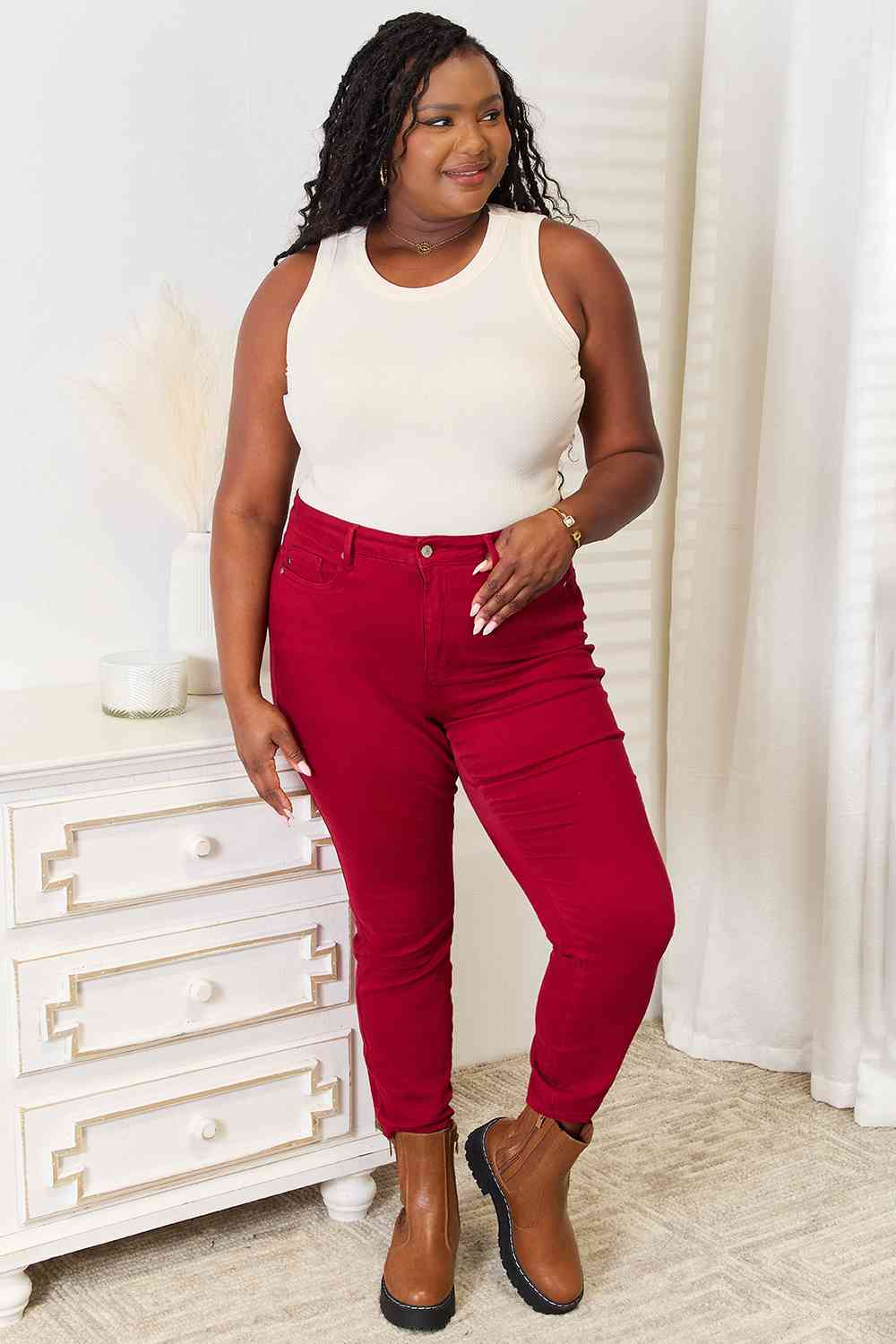 Basic Bae Full Size Round Neck Tank - 2 Colors - Shop All Around Divas