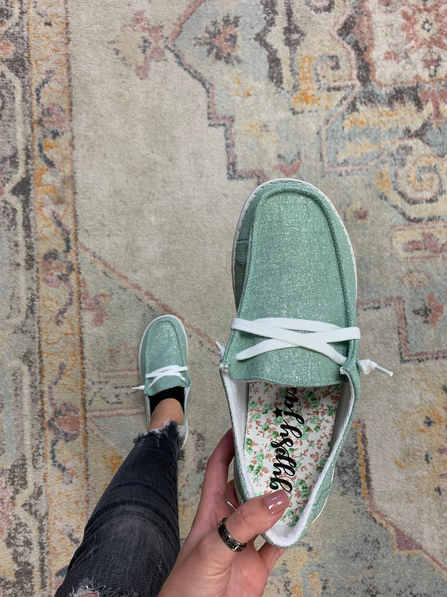 Holly Shine Shoe - Mint Gypsy Jazz