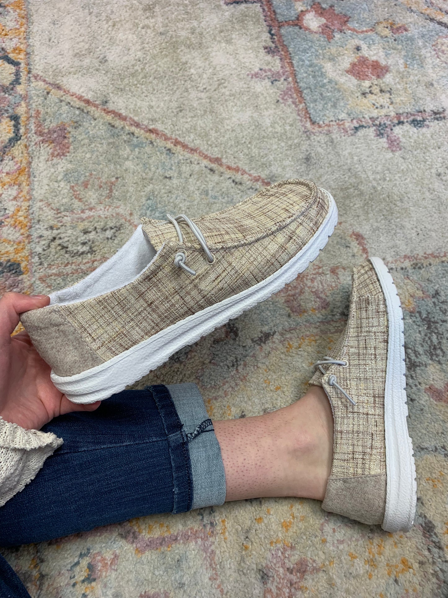 Cassandra Shoe - Natural - Shop All Around Divas