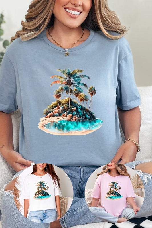 Tropical Island T-Shirt - 3 Colors