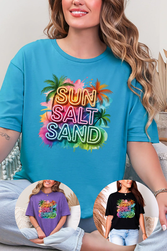 Sun Salt Sand T-Shirt - 3 Colors